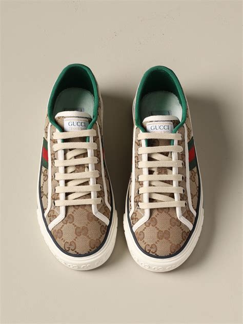 ladies gucci tennis shoes|gucci sneakers images.